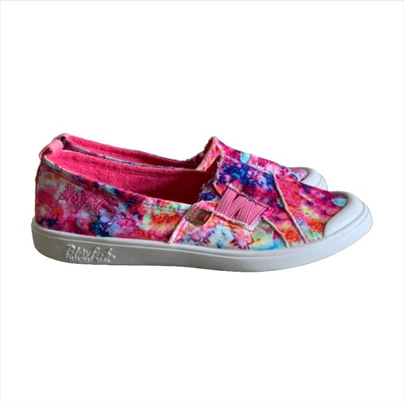 NWOT BLOWFISH MALIBU  Pink Tie Dye Venus Slip on Sneakers Women's 6/Kids 4 - Picture 3 of 5